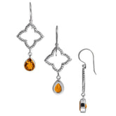 SE-2284-CT Sterling Silver Earring With Citrine Jewelry Bali Designs Inc